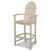 Trex Outdoor Furniture Cape Cod Adirondack Bar Chair, Sand Castle