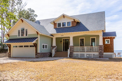 Example of an exterior home design in Other