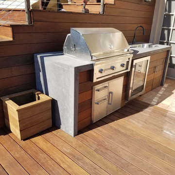 Multi-level Deck on Hillside in Mount Olympus