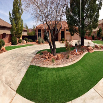 Global Syn-Turf artificial grass installation in Northern California 13