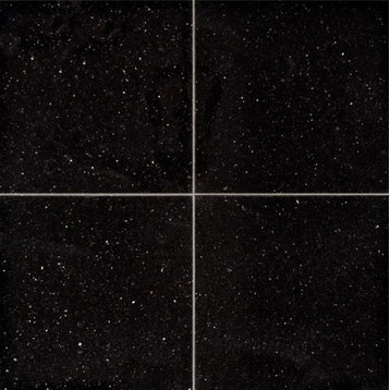 Black Galaxy 12x12 Polished Tile, 30 Sq. Ft.