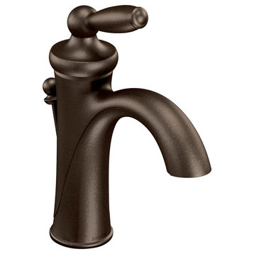 Moen Brantford 1-Handle High Arc Bathroom Faucet, Oil Rubbed Bronze