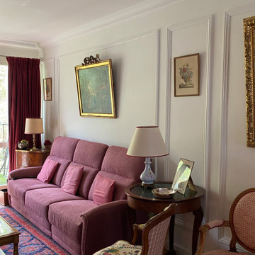 Un appartement des années 70 réinventé en écrin Haussmannien à Fontainebleau