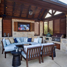 shutters for outdoor kitchen