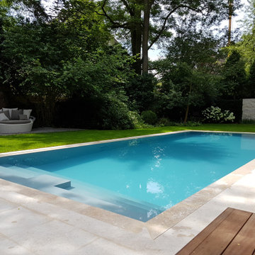 NIVEKO Polystone Überlauf Advance 10,00 x 4,00 x 1,50 m in grau