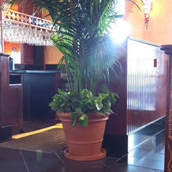 Poly Resin Rolled Rim Pot - Outdoor Pots And Planters