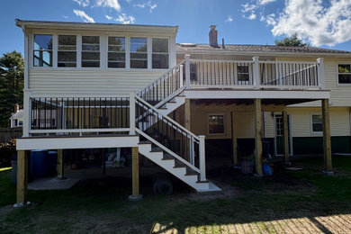 Example of a classic deck design in Boston