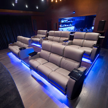 Dallas Home Theater in Guest House, Palliser Seating