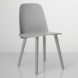 Light Grey Nerd Chair by David Geckeler for Muuto - Dining Chairs