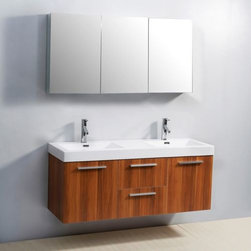 Double Sink Plum Bathroom Vanity - Bathroom Vanities And Sink Consoles