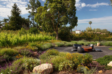 Design ideas for a contemporary landscaping in Santa Barbara.