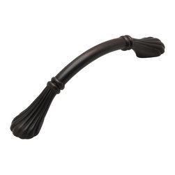 Cosmas - Cosmas 4533ORB Oil Rubbed Bronze Cabinet Pull, 3" Hole Centers, Set of 5 - Cabinet And Drawer Handle Pulls