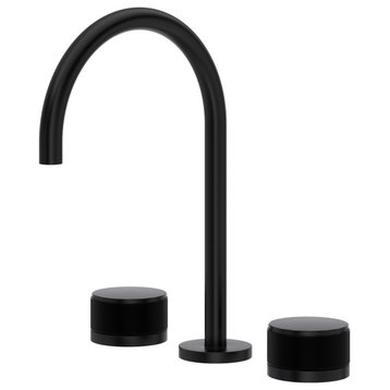 Rohl AM08D3IW Amahle 1.2 GPM Widespread Bathroom Faucet - Matte Black