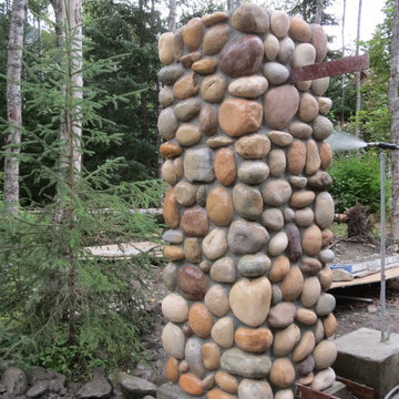 Driveway Entry Gate Columns
