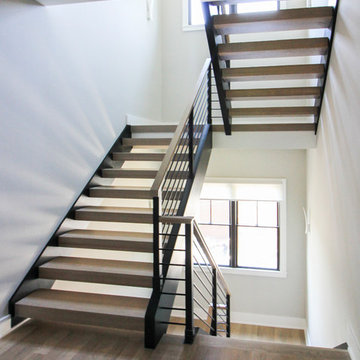 Project #52 | Minimalist Open Riser Stairway