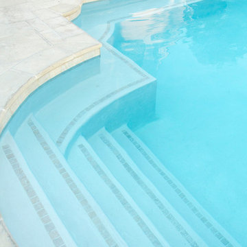 Free Form Gunite with Spa