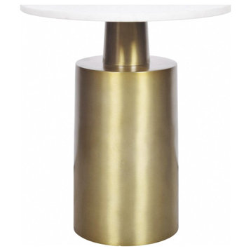 France End or Side Table, Gold