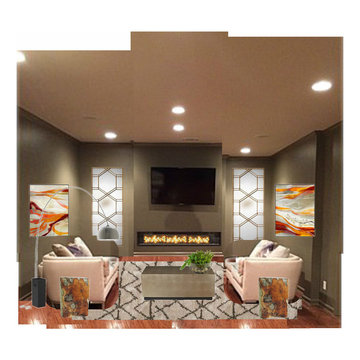 Contemporary Basement