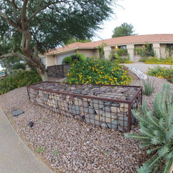 Lopez Gabion Landscape - Garden Statues And Yard Art
