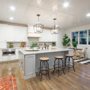 Beautiful white kitchen in St. Louis.