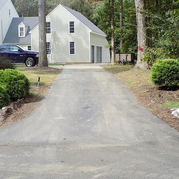 Old asphalt driveway--BEFORE REPLACEMENT