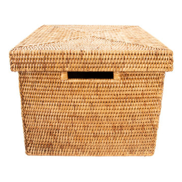 Artifacts Rattan Storage Box, Honey Brown