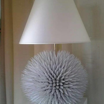 lampade a forma di riccio di mare