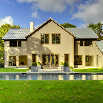 Oyster Shores Contemporary Barn Home