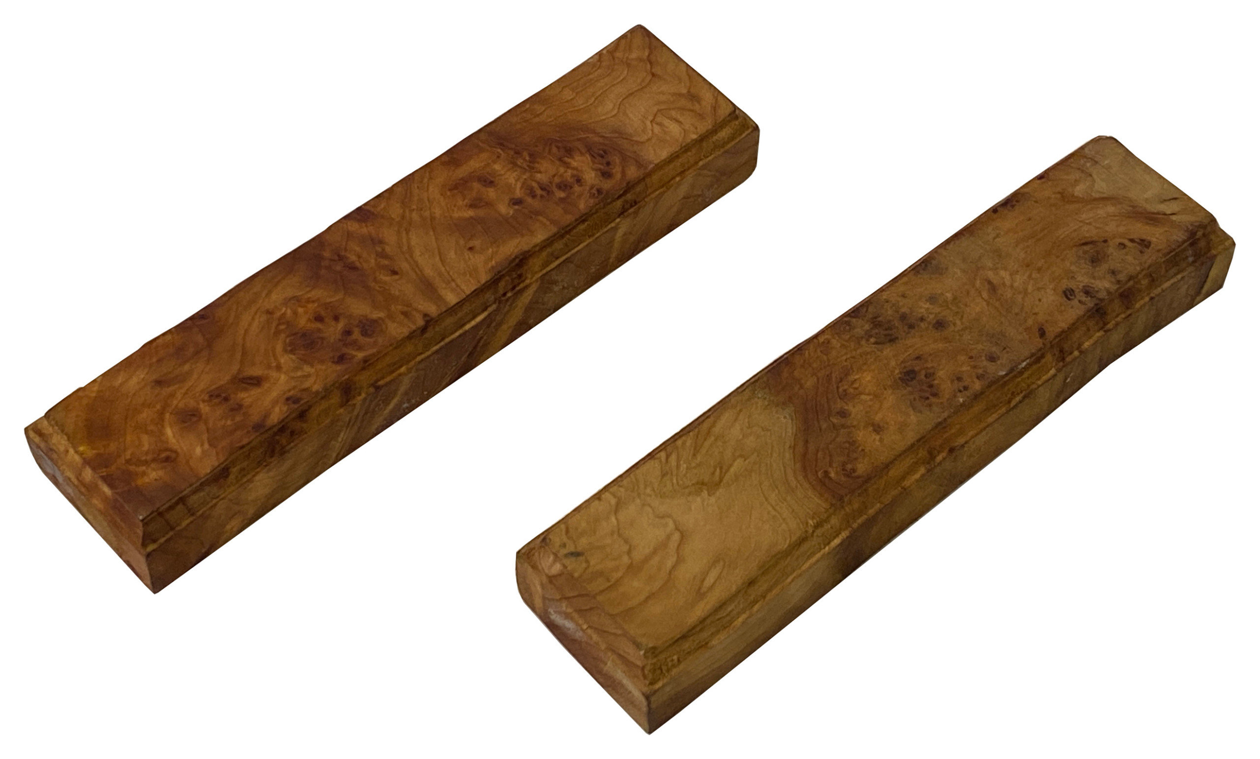 Paperweight Rustic Chinese Pair Natural Wood Grain Patina Rectangular Paperweights Hws2770 ...
