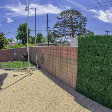 Artificial boxwood Fence Covering in Pomona, California