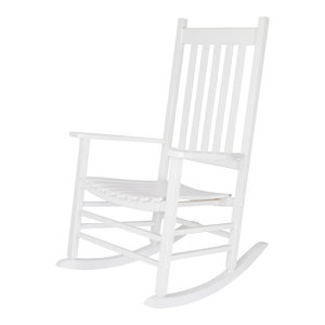 Arielle Hardwood Porch Rocker Contemporary Outdoor Rocking