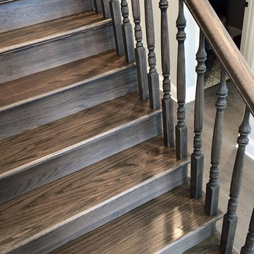 Pallman Pall X98 - Chicago - Hardwood Floor Red Oak 6" & Staircase Final coat