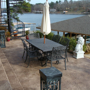 Stamped Overlay Patio