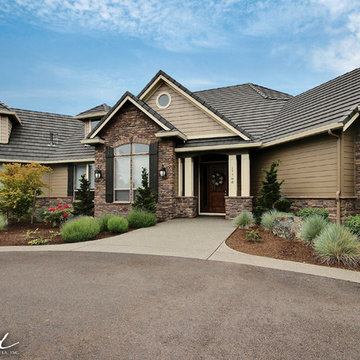 Front Elevation - The Poplar - Super Ranch in Monet's Garden