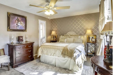 Example of a classic bedroom design in Baltimore