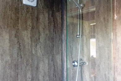 This is an example of a shower room bathroom.