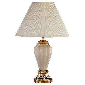 27" Ceramic Table Lamp - Ivory
