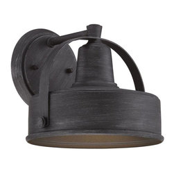 Weathered Pewter Dark Sky Wall Lantern - Wall Sconces