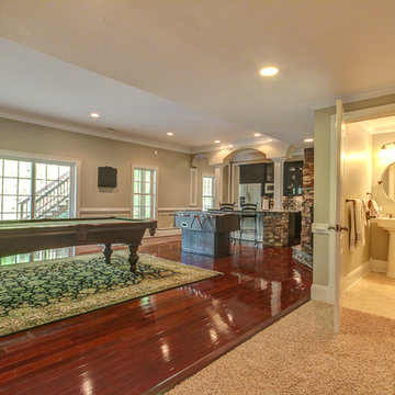 Walk Out Basement and Bar