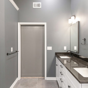 Farmhouse Primary Bath Remodel Olathe, KS