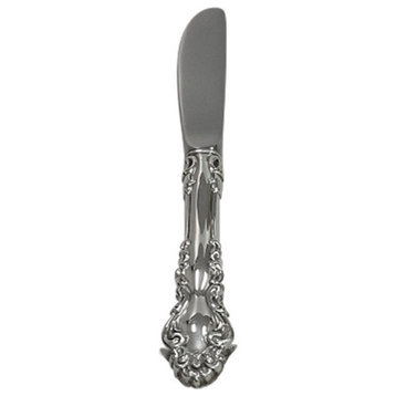 Reed & Barton Sterling Silver Spanish Baroque Butter Spreader, Hollow Handle