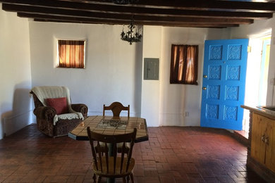 11868 Historic Adobe in New Mexico Living Area Before/After