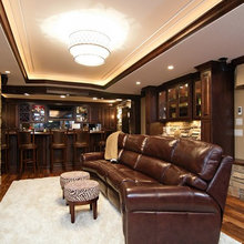 Mark and Sandra Grosko - Bar and Fireplace