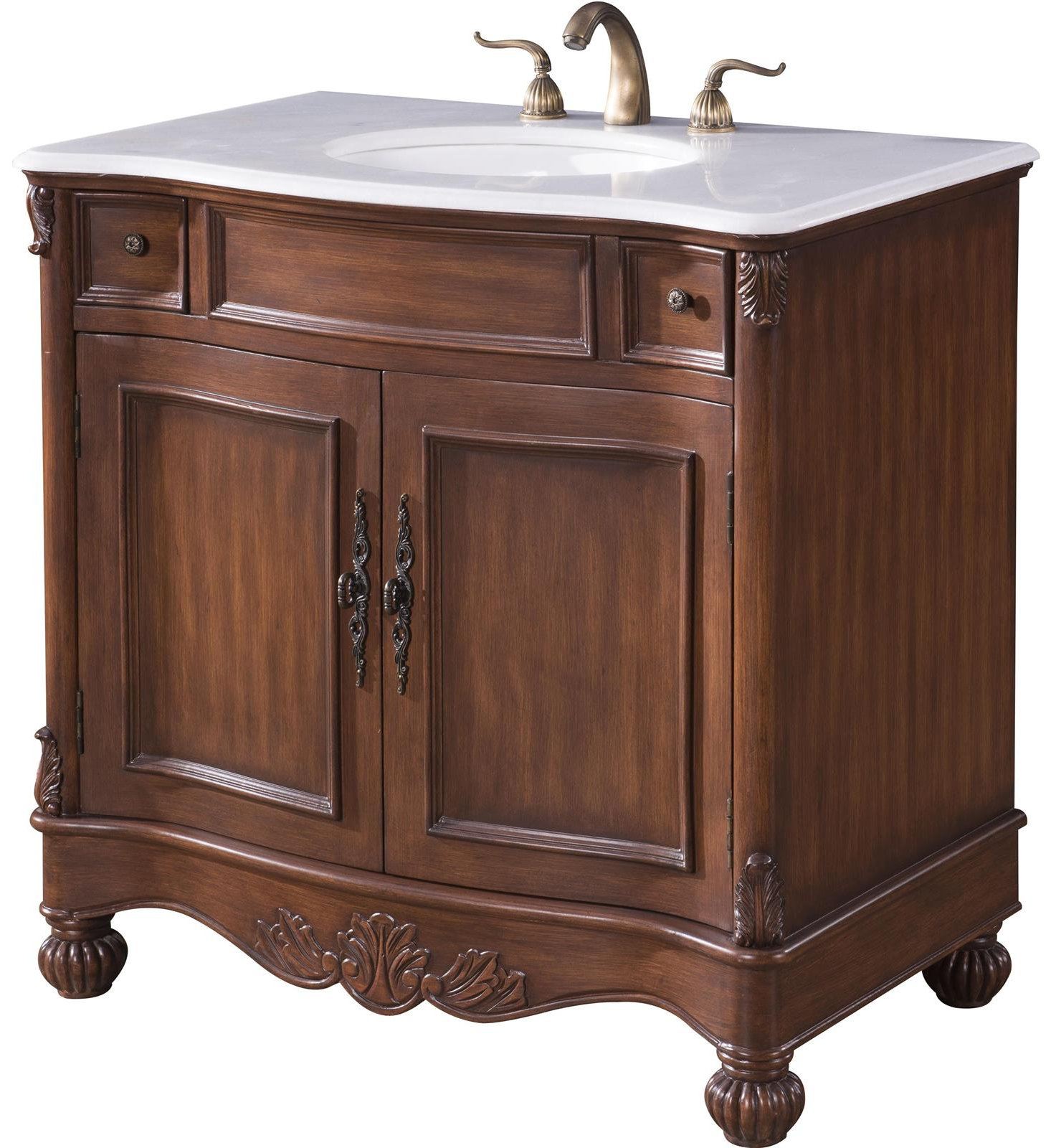 Vanity Sink WINDSOR Turned Bun Feet Oval Single Antique, Single