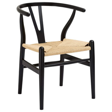 Replica Hans Wegner Wishbone Chair Black