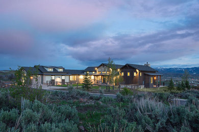 Design ideas for a modern landscaping in Salt Lake City.