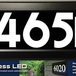 Address LED - illuminated house numbers - House Numbers