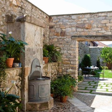 Rústico Terraza Y Balcón