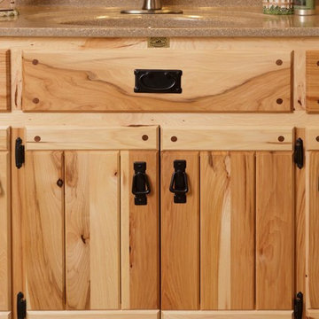 Scenic View Rustic Bathroom