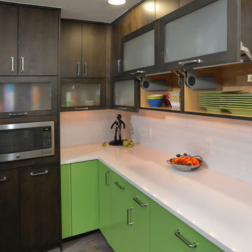 Retro Modern Kitchen Design - Vail Colorado